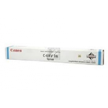 3783B002 // CEXV34 / cyan / original CANON Toner cyan / 3783B002 / 19000 S.