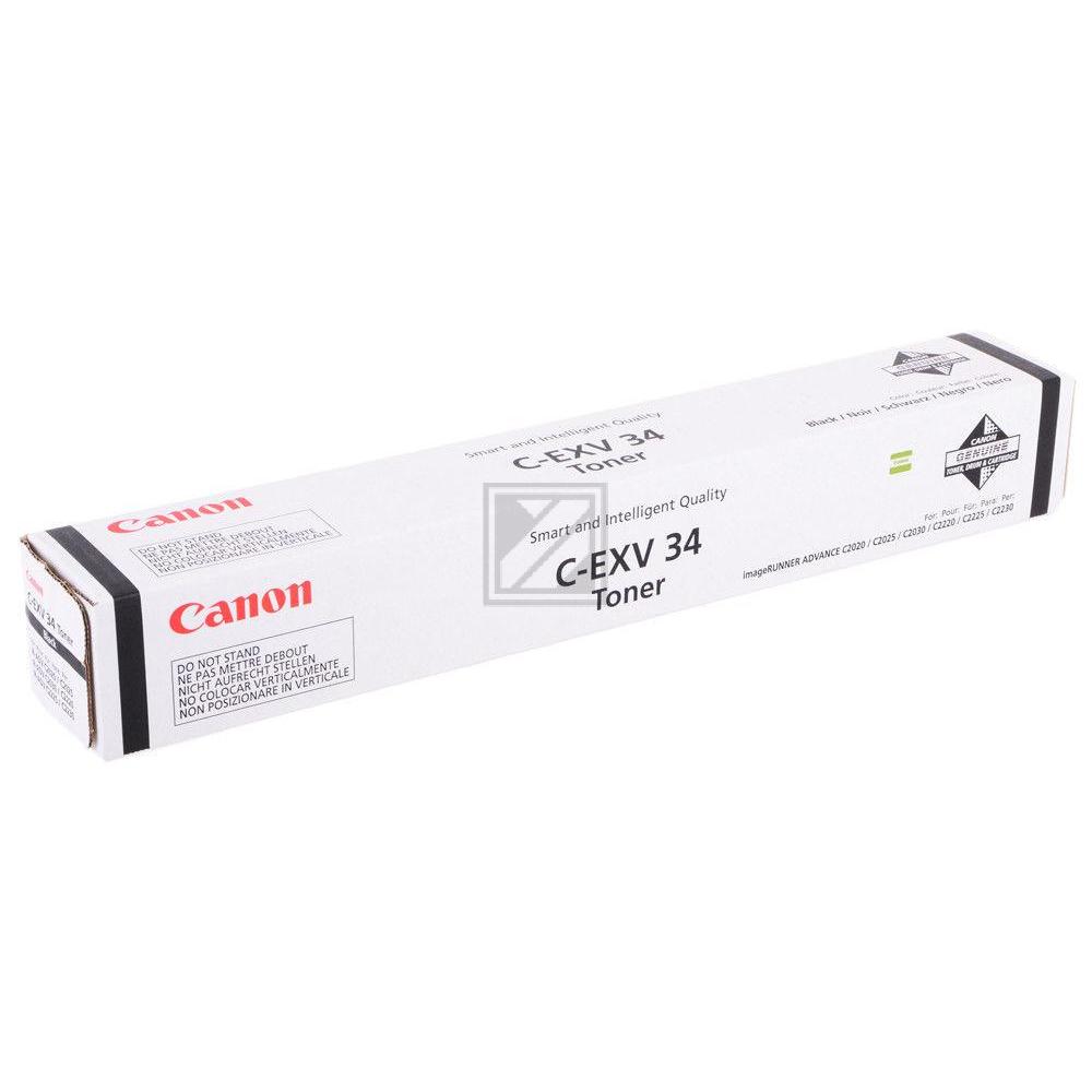 CEXV34K/ 3782B002 Original Toner Black für Canon / 3782B002 / CEVX34BK /23.000 Seiten