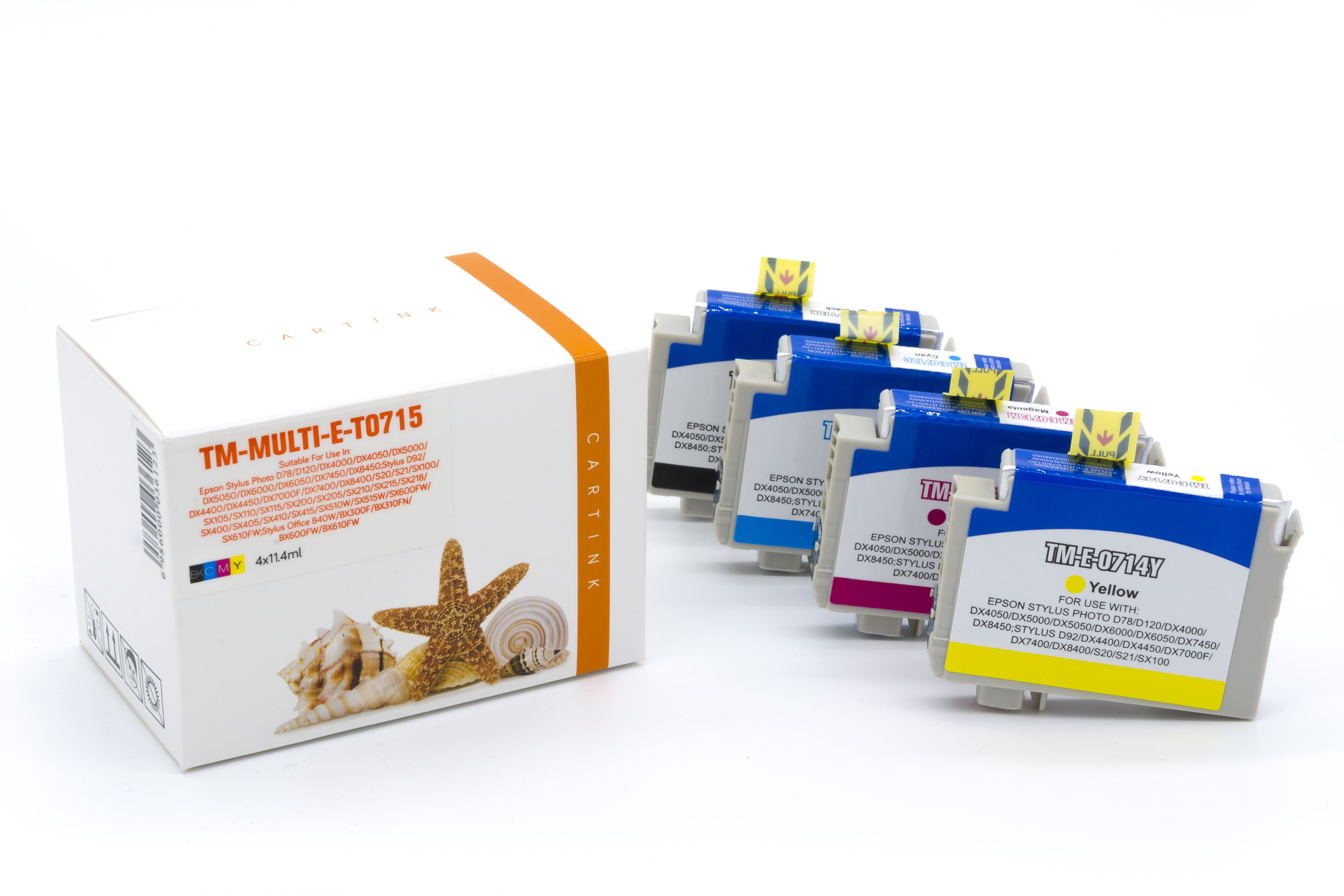 Alternativ Tinte für Epson / C13T07154010 / BK,C,M,Y11,4 ml
