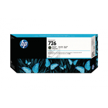CH575A // 726 / schwarz / original HP Tintenpatrone schwarz matt / CH575A / 300.00 ml