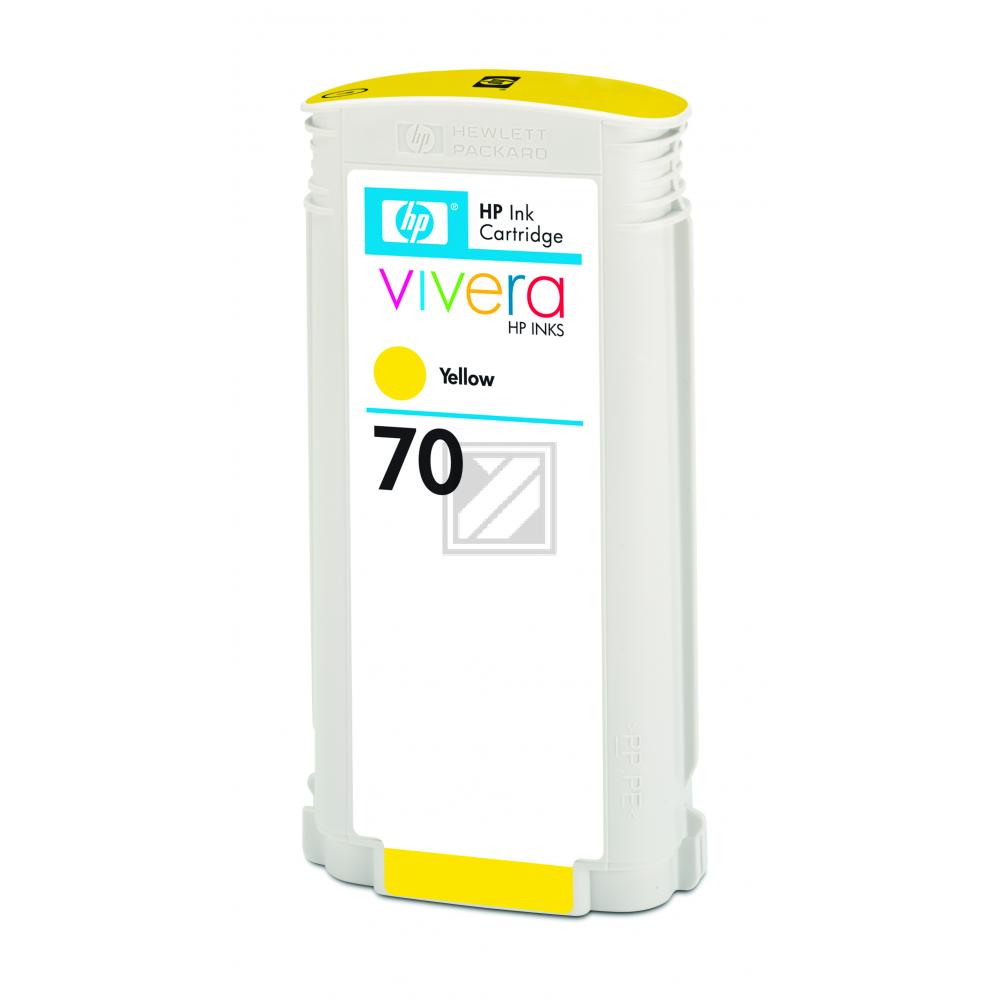 C9454A // 70 / gelb / original HP Tintenpatrone gelb / C9454A / 130.00 ml