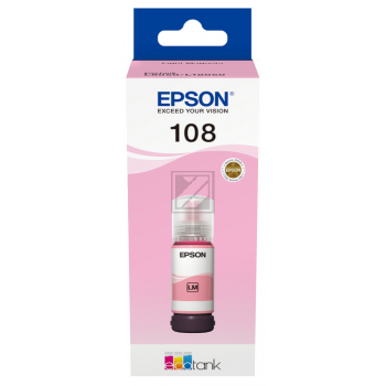 C13T09C64A // 108 / hell magenta / original EPSON Tintenflasche / C13T09C64A/ 70.00 ml
