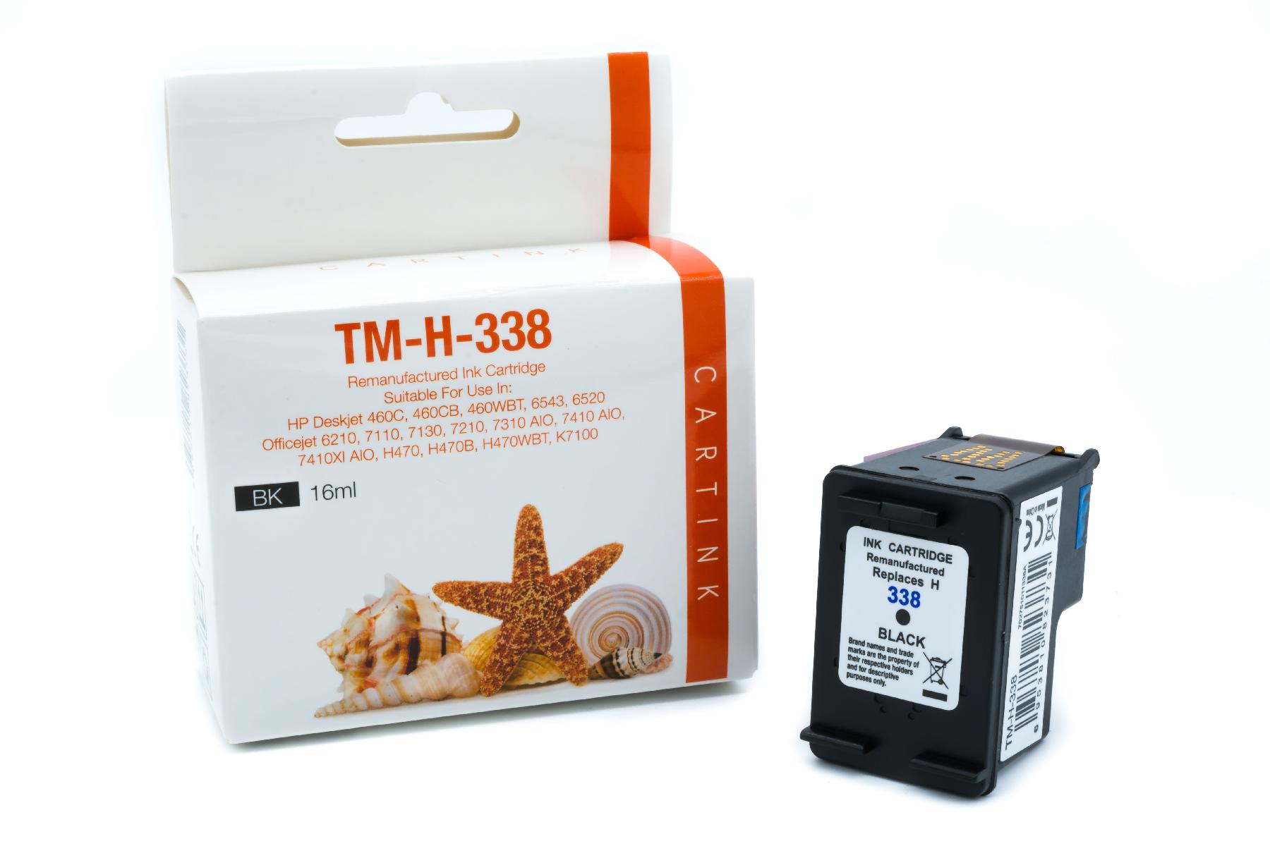 Refill Tinte Black für HP / C8765EE / 16ml