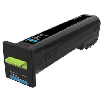 72K0X20 / cyan / original LEXMARK Toner cyan / 72K0X20 / 22000 S.