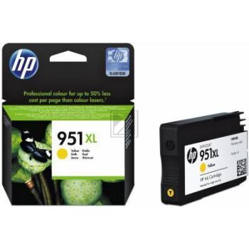 CN048AE // 951XL / gelb / original HP Tintenpatrone gelb / CN048AE / 1500 S. / 17.00 ml