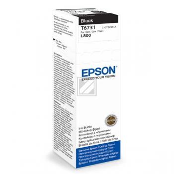 C13T67314A // T6731 / schwarz / original EPSON Tintenflasche schwarz / C13T67314A / 1800 S. / 70.00 ml