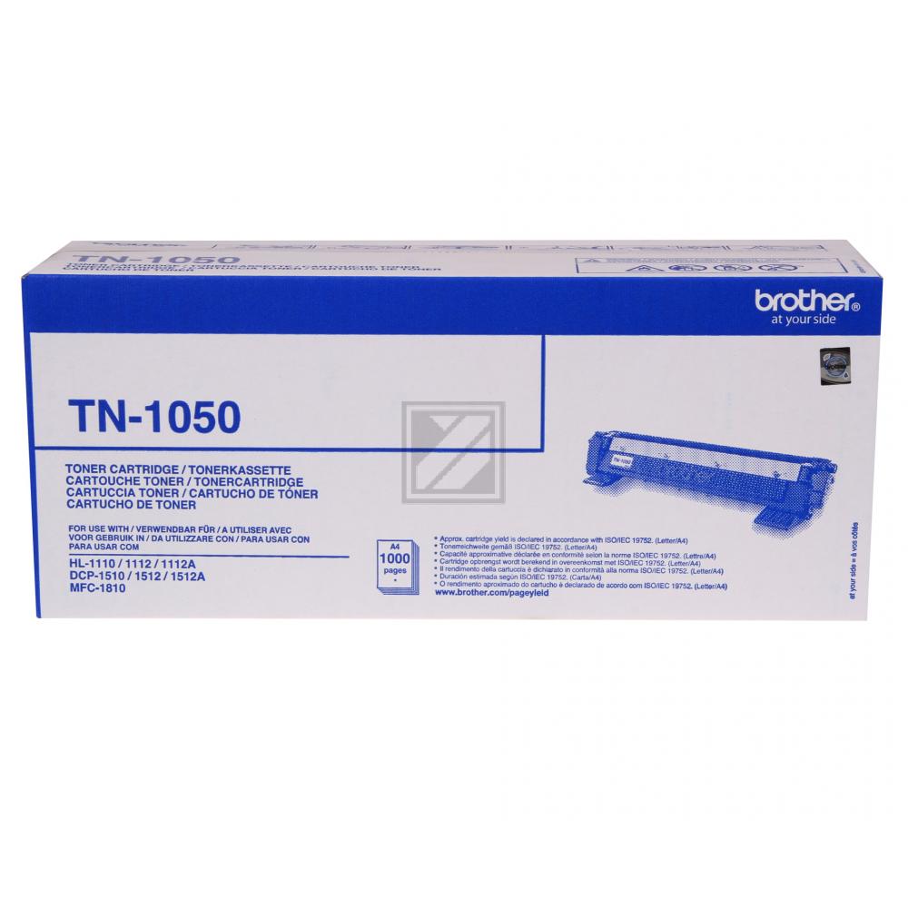 TN1050 / schwarz / original BROTHER Toner schwarz / TN1050 / 1000 S.