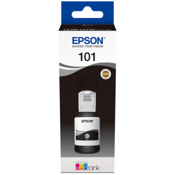 C13T03V14A // 101 / schwarz / original EPSON Tintenflasche schwarz / C13T03V14A / 127.00 ml