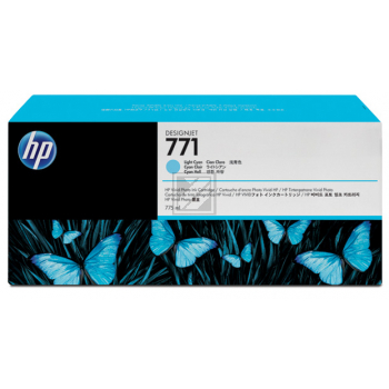 B6Y12A // 771C / cyan / original HP Tintenpatrone cyan hell / B6Y12A / 775.00 ml