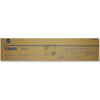 A3VU050 // TN712 / original KONICAMIN Toner schwarz / A3VU050 / 40800 S.
