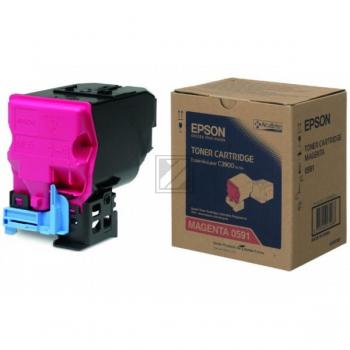 C13S050591 // S050591 / magenta / original EPSON Toner magenta / C13S050591 / 6000 S.