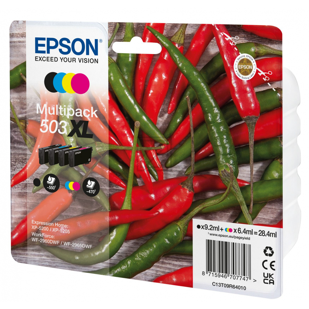 C13T09R64010 // 503XL / original EPSON Tintenpatrone MultiPack / C13T09R64010