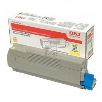 46471101 / gelb / original OKI Toner gelb / 46471101 / 7000 S.