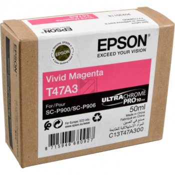 C13T47A300 // T47A3 / magenta / original EPSON Tintenpatrone magenta / C13T47A300 / 50.00 ml