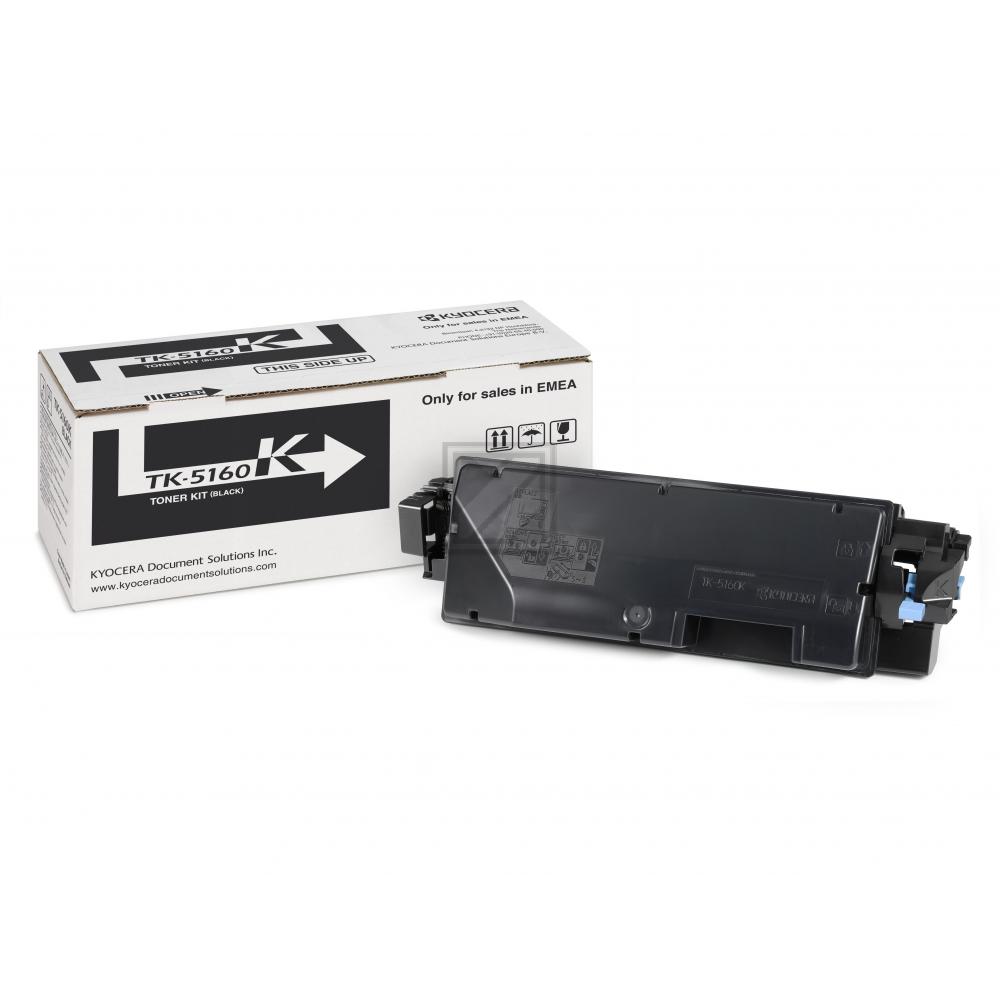 1T02NT0NL0 // TK5160K / schwarz / original KYOCERA Toner schwarz / 1T02NT0NL0 / 16000 S.