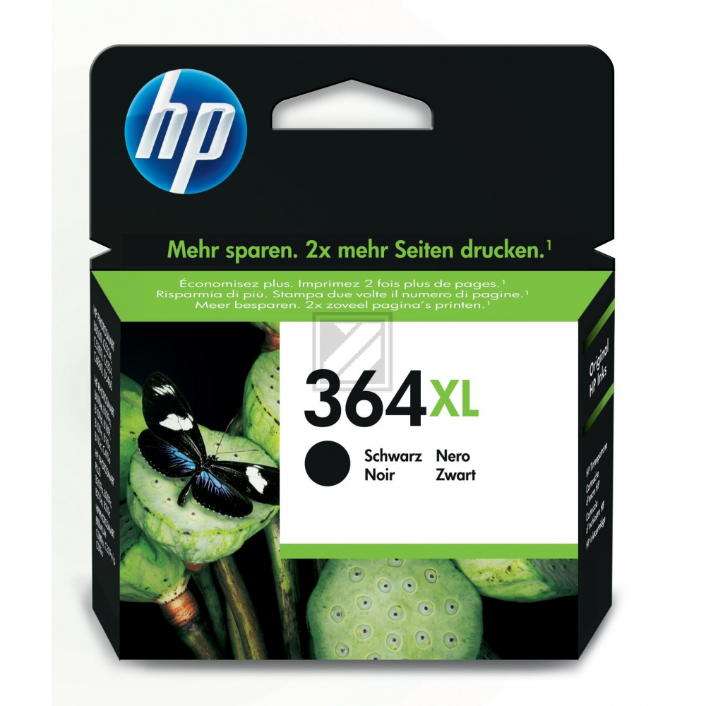 CN684EE // 364XL / schwarz / original HP Tintenpatrone schwarz / CN684EE / 550 S. / 18.00 ml