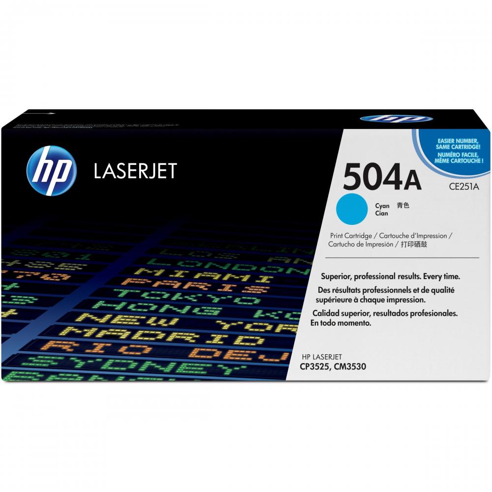 CE251A /504A Original Toner Cyan für HP / 504A C/ CE251A / 7.000 Seiten