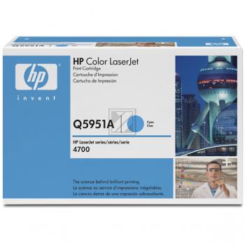 Q5951A // 643A / cyan / original HP Toner cyan / Q5951A / 10000 S.