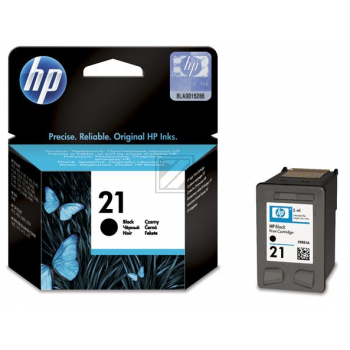 C9351AE // 21 / schwarz / original HP Druckkopfpatrone schwarz / C9351AE / 190 S. / 5.00 ml