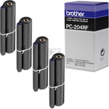 PC204RF / schwarz / original BROTHER ThermoTransferRolle / PC204RF / 420 S.