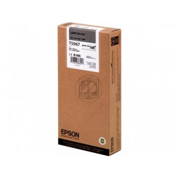 C13T596700 // T5967 / schwarz / original EPSON Tintenpatrone schwarz hell / C13T596700 / 350.00 ml