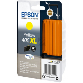 C13T05H44010 // 405XL / original EPSON Tintenpatrone gelb / C13T05H44010 / 1100 S. / 14.70 ml