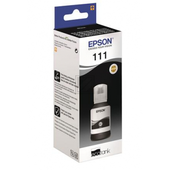 C13T03M140 // 111 / schwarz / original EPSON Tintenflasche schwarz / C13T03M140 / 6000 S. / 120.00 ml