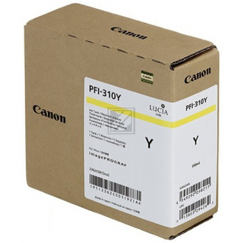 2362C001 // PFI310Y / original CANON Tintenpatrone gelb / 2362C001 / 330.00 ml