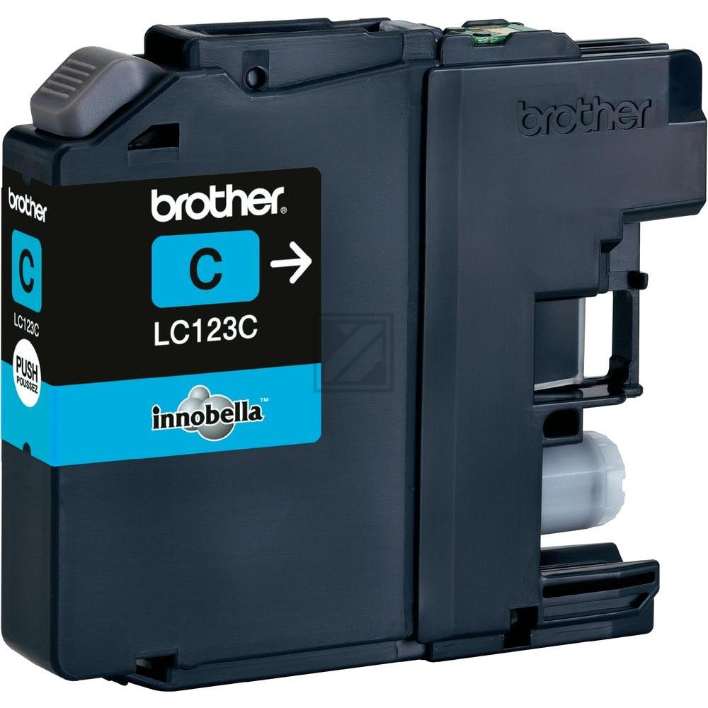 LC123C / cyan / original BROTHER Tintenpatrone cyan / LC123C / 600 S. / 5.90 ml