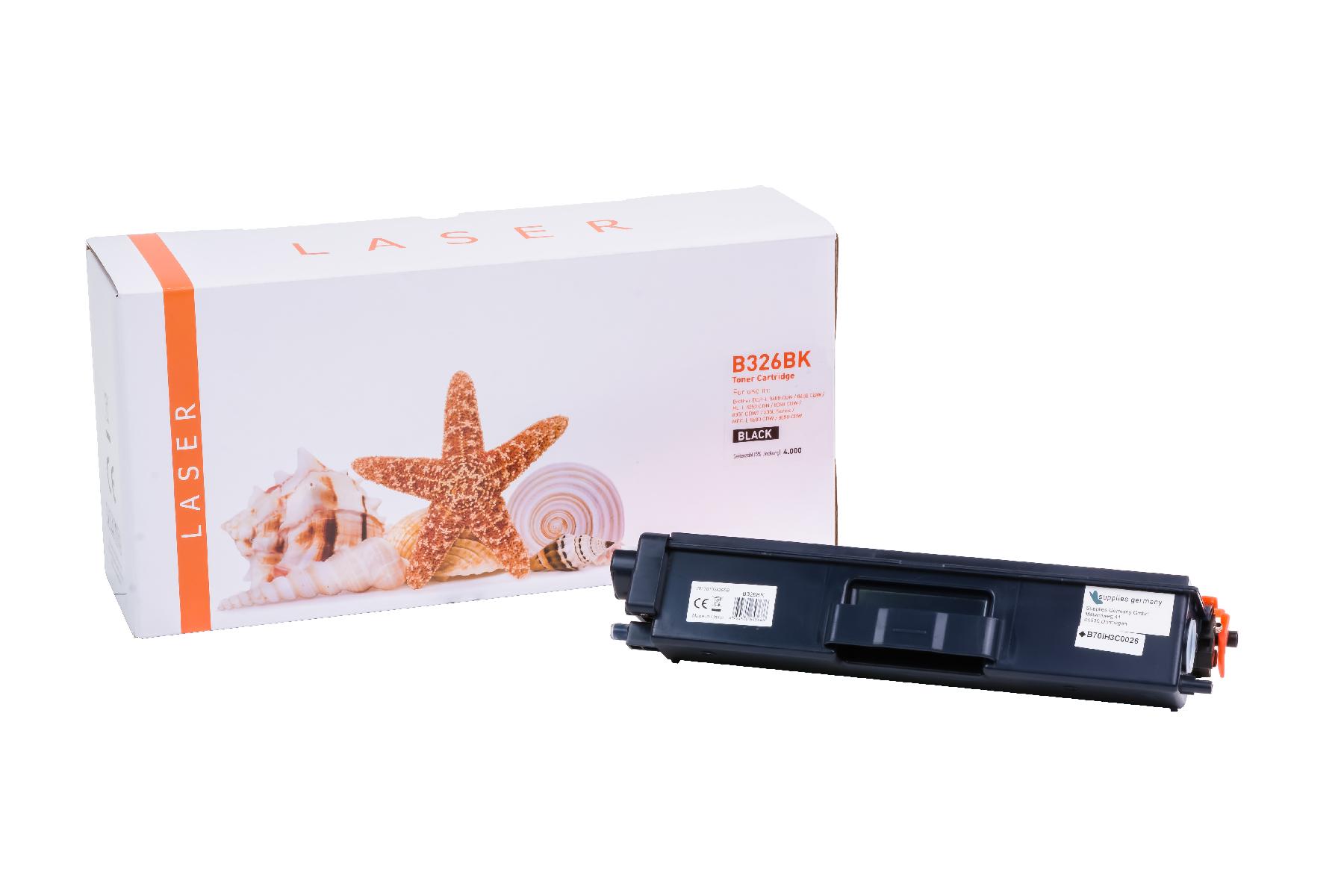 Alternativ Toner Black für Brother  / TN326BK / 4.000 Seiten