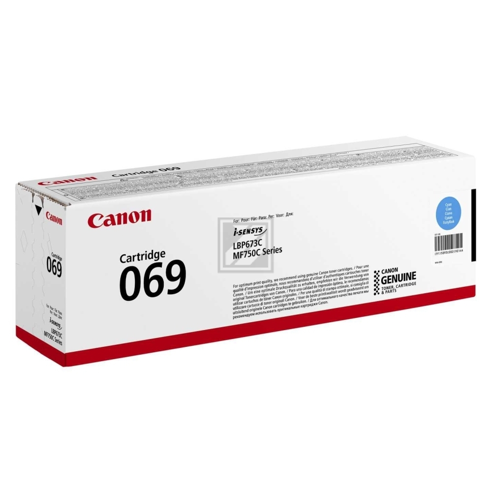 5093C002 // 069 / cyan / original CANON Toner cyan / 5093C002 / 1900 S.