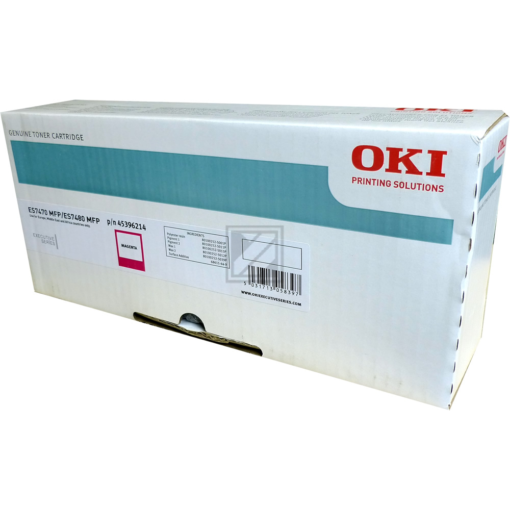 45396214 / magenta / original OKI Toner magenta / 45396214 / 11500 S.