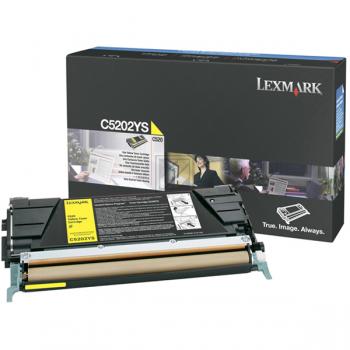 C5202YS / gelb / original LEXMARK Toner gelb / C5202YS / 1500 S.