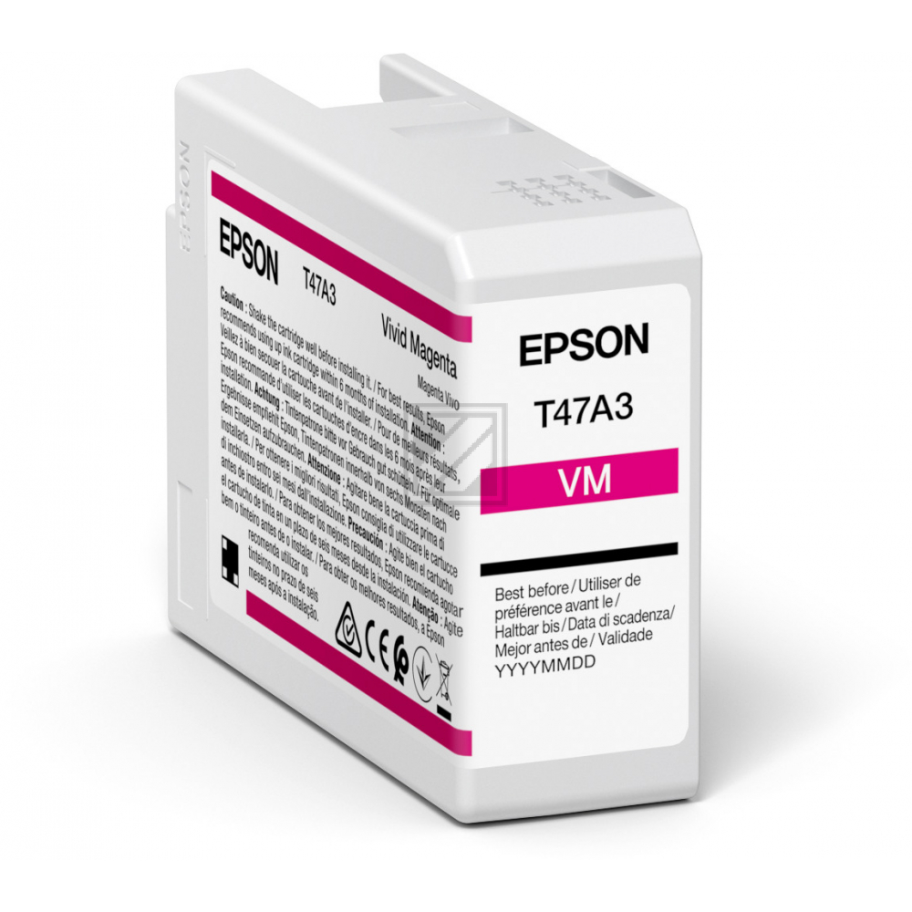 C13T47A300 // T47A3 / magenta / original EPSON Tintenpatrone magenta / C13T47A300 / 50.00 ml