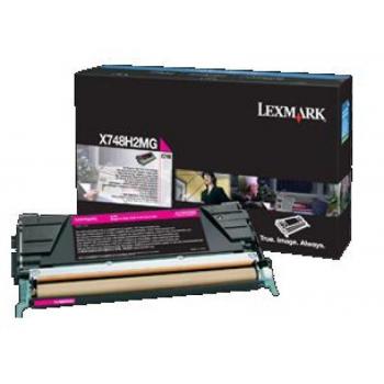 X748H3MG / original LEXMARK Toner magenta / X748H3MG / 10000 S.
