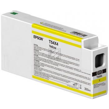 C13T54X400 // T54X400 / original EPSON Tintenpatrone gelb / C13T54X400 / 350.00 ml