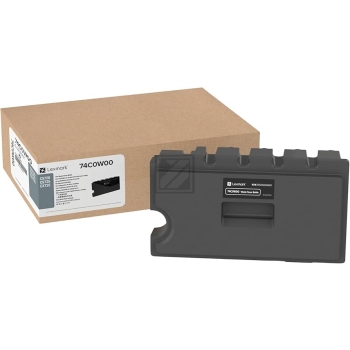 74C0W00 / original LEXMARK Resttonerbehälter / 74C0W00 / 90000 S.