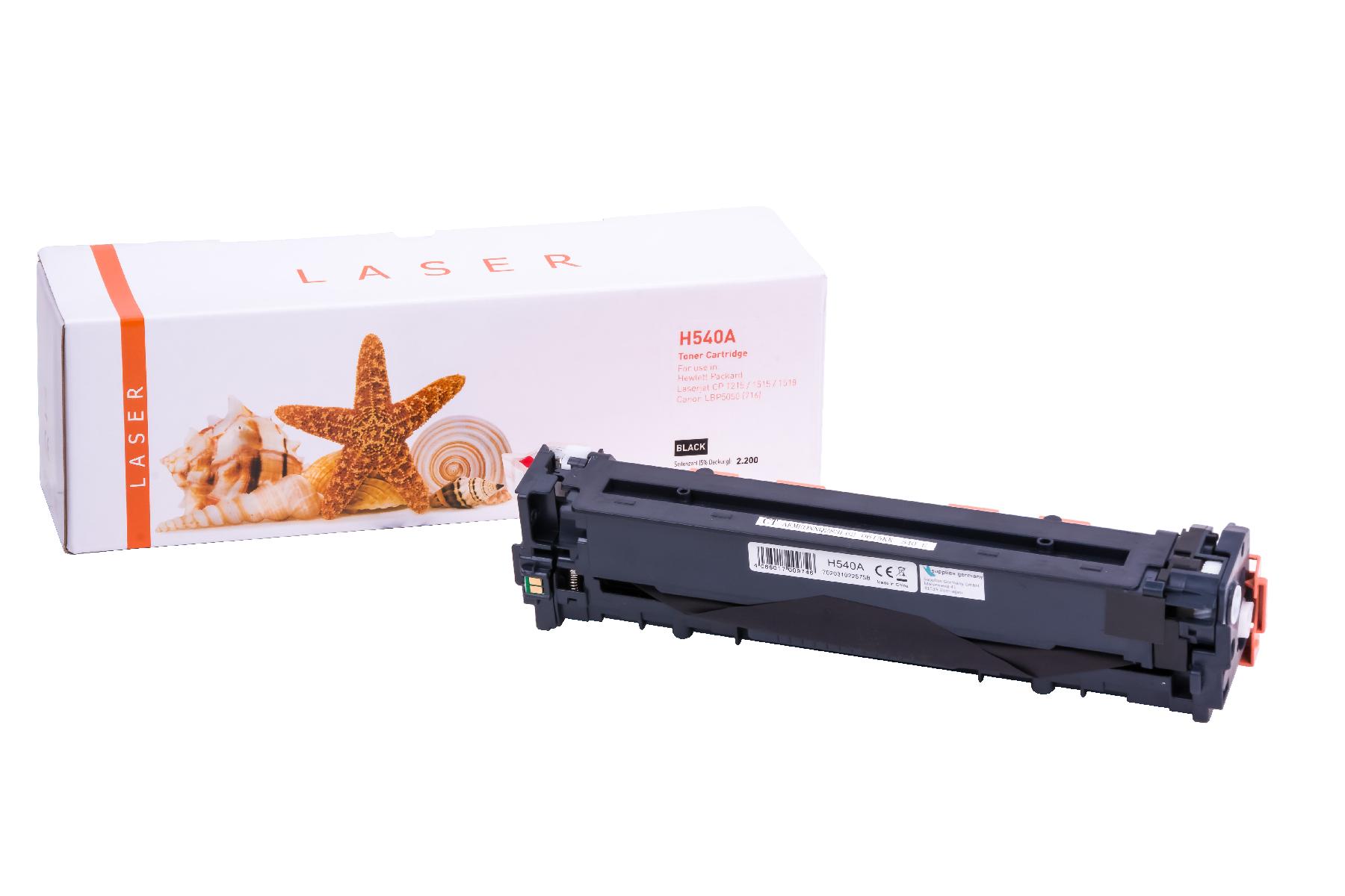 Alternativ Toner Black für HP / CB540A / 2.200 Seiten