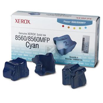 108R00723 / cyan / original XEROX Festtinte in ColorStix / 108R00723 / 3400 S.