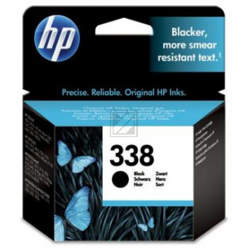 C8765EE // 338 / schwarz / original HP Druckkopfpatrone schwarz / C8765EE / 480 S. / 11.00 ml