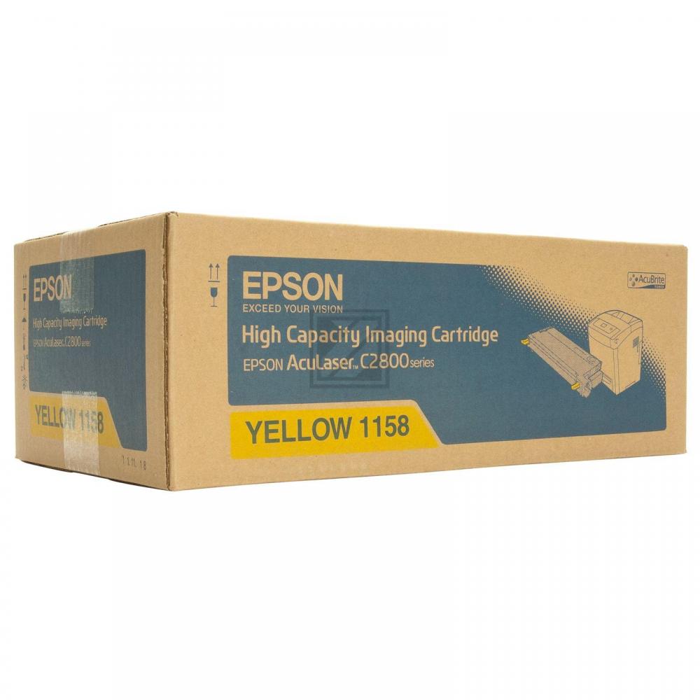 C13S051158 // 1158 / gelb / original EPSON Toner gelb / C13S051158 / 6000 S.