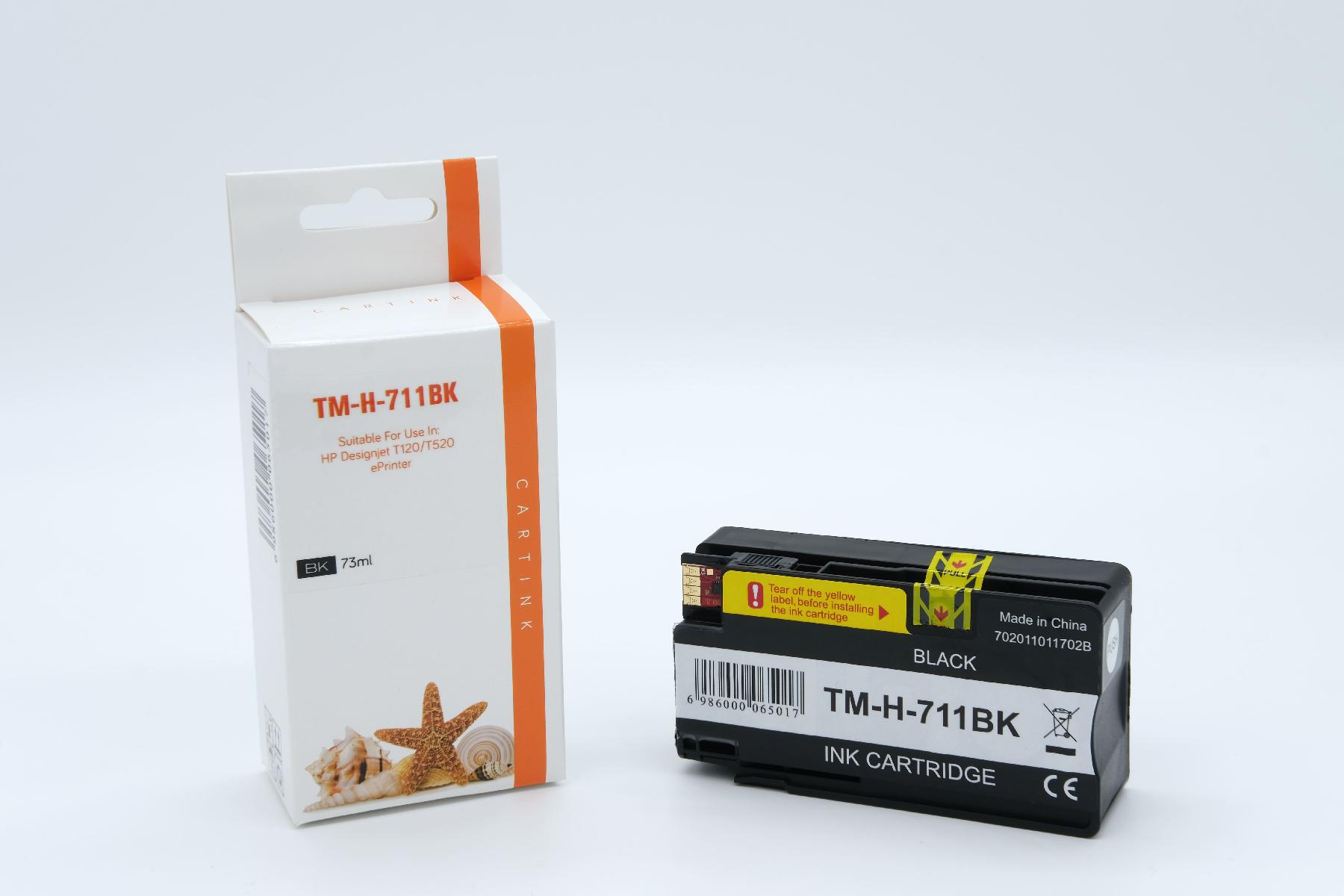 Refill Tinte Black für HP / CZ133A / 73ml