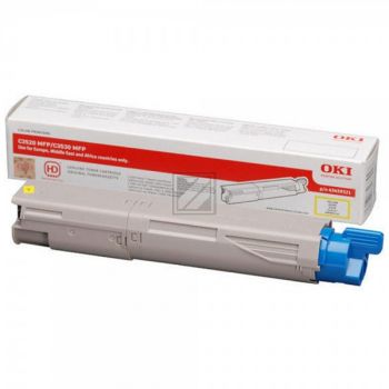 43459369 / gelb / original OKI Toner gelb / 43459369 / 2500 S.