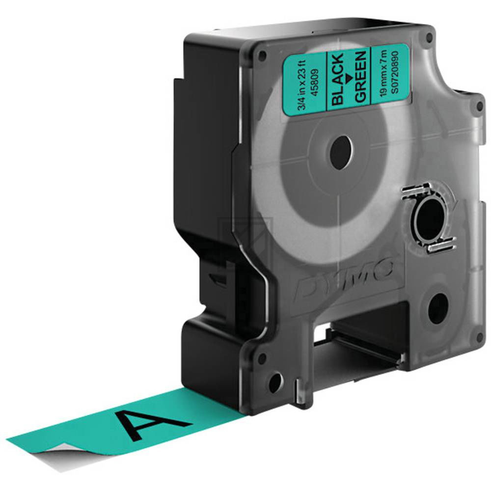 45809 // S0720890 / schwarz / original DYMO DirectLabelEtiketten / 45809
