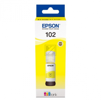 C13T00S44A // 103 / gelb / original EPSON Tintenflasche gelb / C13T00S44A / 4500 S. / 70.00 ml
