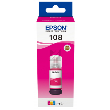 C13T09C34A // 108 / magenta / original EPSON Tintenflasche magenta / C13T09C34A / 70.00 ml