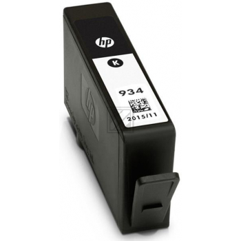 C2P19AE // 934 / schwarz / original HP Tintenpatrone schwarz / C2P19AE / 400 S. / 10.00 ml