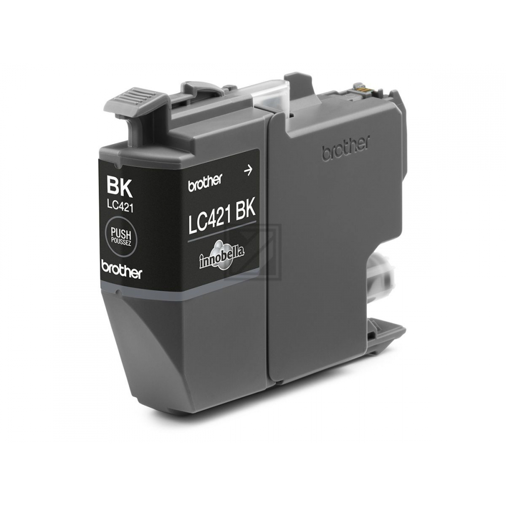 LC421BK / original BROTHER Tintenpatrone schwarz / LC421BK / 200 S.