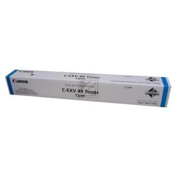 8525B002 // CEXV49 / cyan / original CANON Toner cyan / 8525B002 / 19000 S.