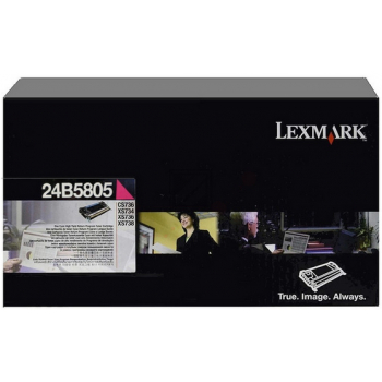 24B5805 / magenta / original LEXMARK Toner magenta / 24B5805 / 10000 S.